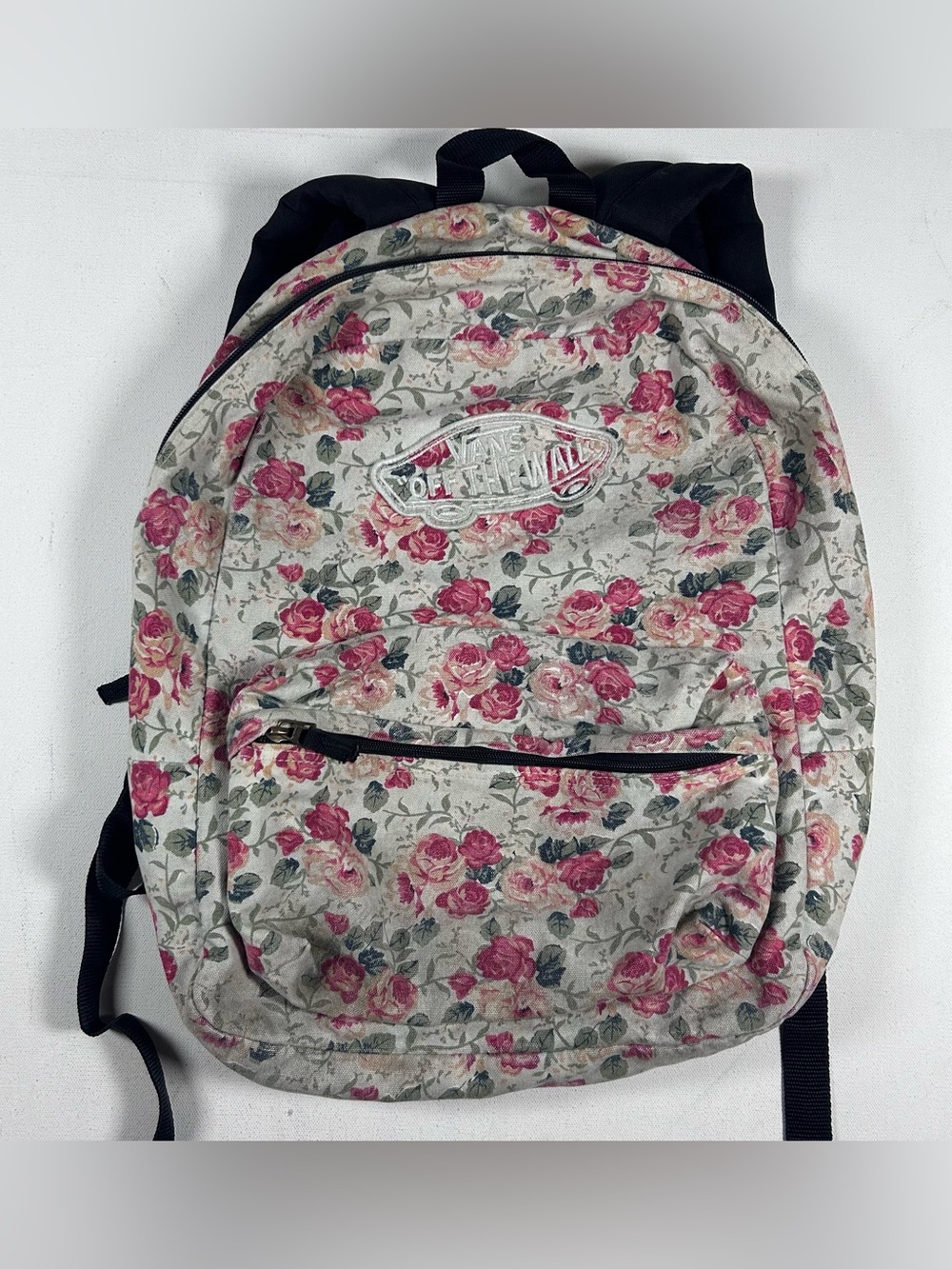 Vans x Leila Hurst Backpack Floral Rose Surfer Skater Bag Collection Woman/Girl